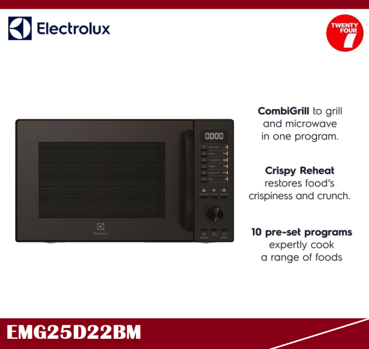 ELECTROLUX 25L UltimateTaste 500 Combination Microwave Oven EMG25D22BM