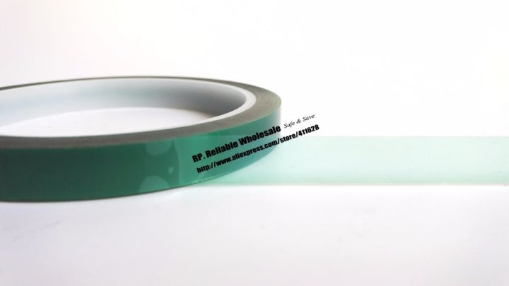 55mm-33-meters-0-08mm-one-side-heat-resistant-glued-pet-polyester-film-tape-for-protection