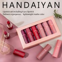 Lipstick Lip Gloss Non Sticky Long Lasting Cosmetic Matte Waterproof HANDAIYAn Cosmetic
