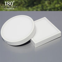 Ultra-thin 8W 16W 22W 30W RoundSquare Panels LED Aluminum Panel Surface Mount Lighting Fixture Ceiling Light AC85-265V