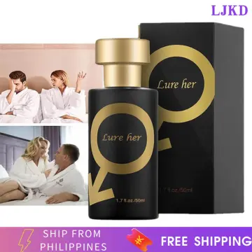 Aphrodisiac Golden Lure Her Pheromone Perfume Spray for Men to