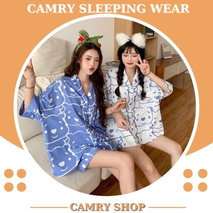 ◈∈✶ Đồ ngủ pijama nữ chất liệu Kate Thái cao cấp - Hoạt Hình CC ...