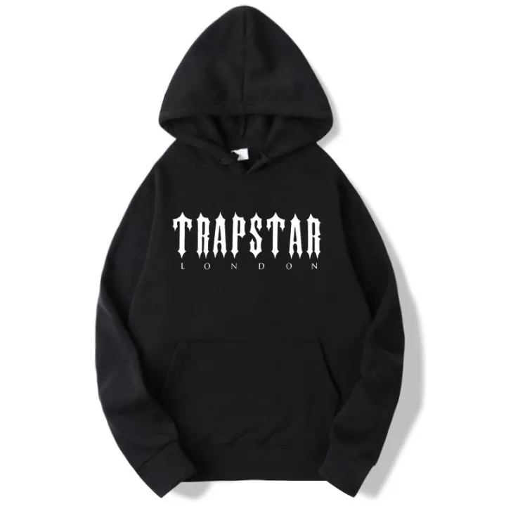 ☍☜☋ เสื้อกันหนาวลําลอง มีฮู้ด ลาย Trapstar London แฟชั่นฤดูใบไม้ร่วง