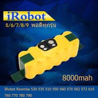 14.4V 8000mah แบตเตอรี่ NI-MH สำหรับ หุ่นยนต์เครื่องดูดฝุ่น iRobot Roomba 530 535 510 550 560 570 562 572