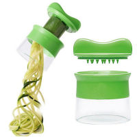 มือถือเครื่องตัดผัก Spiralizer,เครื่องขูดเส้น,เครื่องทำสปาเก็ตตี้ผักเครื่องตัดมันฝรั่งเกลียวพาสต้าสำหรับแครอท,ผลไม้,แตงกวา,มันฝรั่ง,ฟักทอง,บวบ,ก๋วยเตี๋ยว