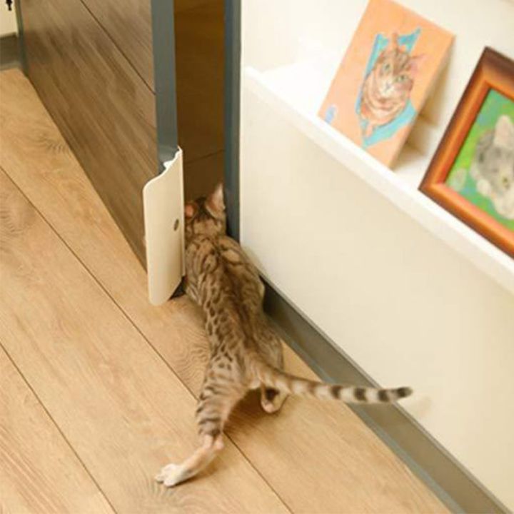 ประตูแมวเปิดควบคุมได้-entry-การฝึกอบรมสำหรับเปิดประตูอุปกรณ์เจาะรูโดยไม่ต้องเจาะติดตั้งง่ายสำหรับสุนัขแมว