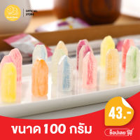 KUBKAM SNACKS rainbow crystal candy lollipop ลูกกวาดคริสตัล ลูกอมคละรส คละสี