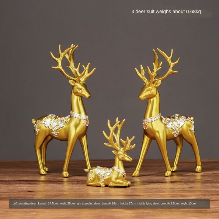 chinese-auspicious-resin-crafts-elk-set-ornaments-wine-cabinet-decoration-furnishings-business-gifts