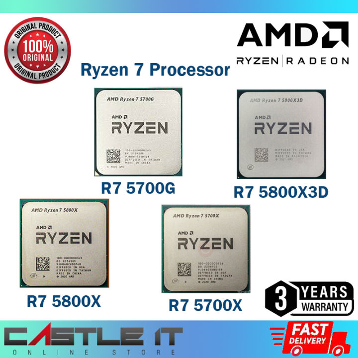 AMD Ryzen 7 5700X Processor Specifications and Datasheet