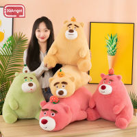 IQANGEL ตุ๊กตาตุ๊กตาหมีสตรอเบอร์รี่ Boneka Mainan หมอนอิงสำหรับเด็ก