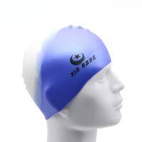 2022 Adult Swim Cap Color Matching Silicone Waterproof Caps Long Hair for Men and Women with High Elasticity Logo Wholesale Swim Caps