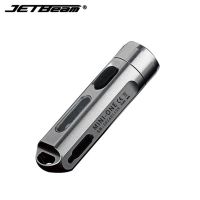 JETBEAM MINI-ONE Rechargeable Mini Led Flashlight 500LM 365nm UV Light  Stainless Steel Use XP-G3 LED Portable Keychain Light