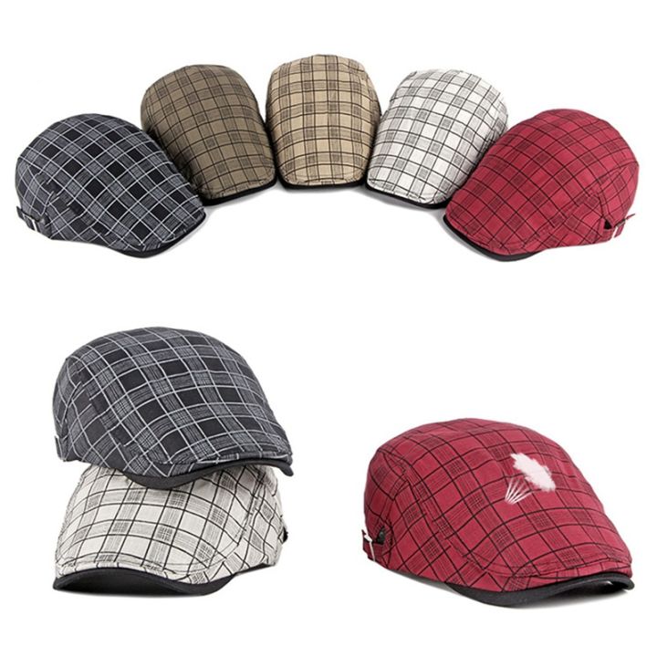 lijing-หมวกหมวกแก๊ปโผล่แบบอังกฤษสำหรับผู้ชาย-หมวก-newsboy-หมวกแบนระบายอากาศได้ดี
