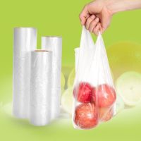 【hot】 100pcs Disposable Food Cover Kithchen Fruit Keeping Protection Flim Dustproof Bowls Cups Caps Sack with Handle ！