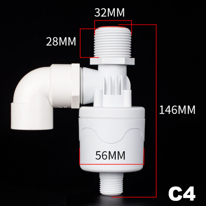 carmelun-วาล์วควบคุมระดับน้ำอัตโนมัติแบบวาล์วบอลลูกลอยเกลียวตรงระดับน้ำผ่านตัวผู้วาล์วด้านในวาล์วแทงค์ปลั๊กอิน