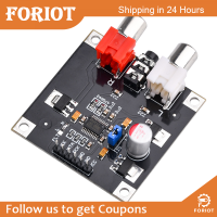 Foriot  บอร์ดตัวถอดรหัส DAC PCM5102 PCM5102A 384K 32Bit อินพุต I2S อุปกรณ์หลักสีแดง