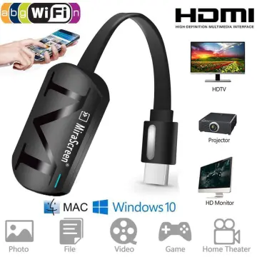 4K WiFi Display Dongle, G4 Plus 2.4G Wireless HDMI Adapter TV Stick  Streaming Media Player Dongle for Android/iOS/Windows/Mac OS 