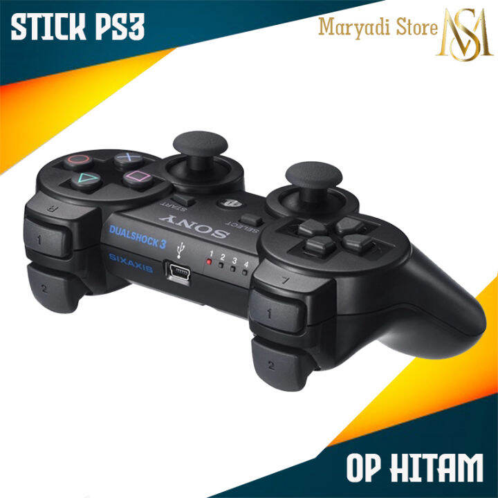 Stik Stick Ps Wireless Ori Pabrik Hitam Stik Ps Op Stik Ps Hitam Lazada Indonesia