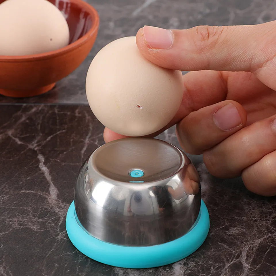 Creative Boiled Egg Piercer Hole Seperater Tool Piercer for Hard Boiled  Eggs Egg Prickers Egg Separator Hot Egg Shape Gadget