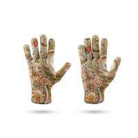 ถุงมือถักพิมพ์ลาย3D ไข่มุกโมราสำหรับแฟชั่นสำหรับผู้หญิงสวนขี่ถุงมือเล่นกีฬากลางแจ้งถุงมือคุณภาพสูงถุงมือสวยหรู