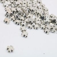 7MM 50pcs Tibetan Silver Color Beads plated Cross Beads Cross Spacer Beads Handmade Fit For charm Jewelry Making
