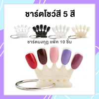 ชาร์ตโชว์สีทาเล็บเจล มงกุฎ ชาททาสีเล็บ