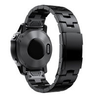 Quick Fit Titanium สายนาฬิกาโลหะ 22 มม. 26 มม. สำหรับ Garmin Fenix 7X7 Solar / 6 Pro / 5 Plus/ Instinct/epix Gen 2 สายนาฬิกา-Xiaan Store