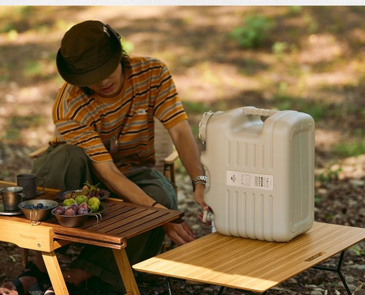 ถังน้ำ-แคมป์ปิ้ง-naturehike-plastic-can-carry-water-for-camping-color-2022-รับประกันของแท้ศูนย์ไทย