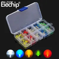 3mm 5mm LED Diode Assorted Kit White Green Red Blue Yellow Orange F3 F5 Light Emitting DIY led lights Diodes electronic kit