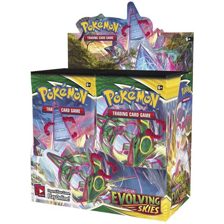 pokemon-tcg-xy-evolutions-บูสเตอร์ปิดผนึก-box-ดาบโล่ดาบและโล่ความมืด-ablaze-324ชิ้น-กล่องภาษาอังกฤษเทรดดิ้งการ์ดเกม