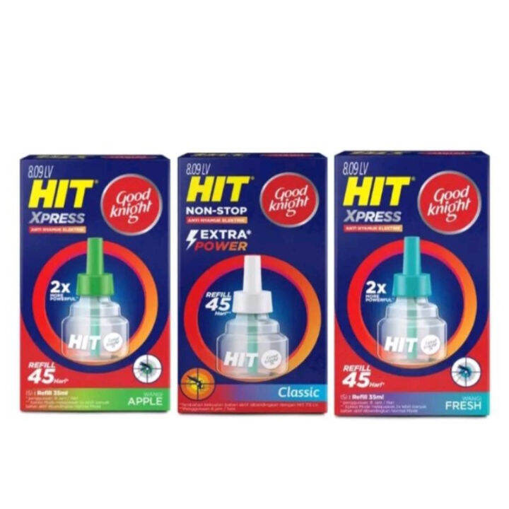 Hit Good Knight Xpress Refill Ml Isi Ulang Hit Elektrik Refill Obat Nyamuk Elektrik Malam