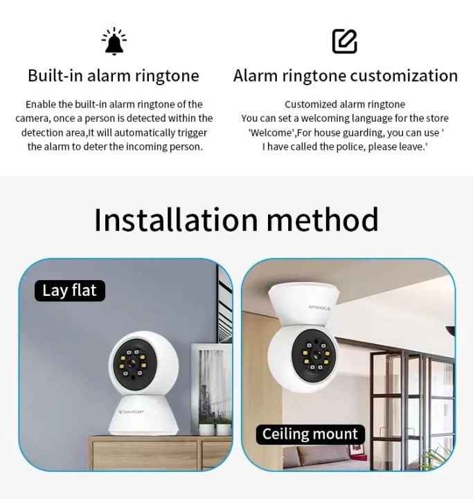 vstarcam-c991-ใหม่ล่าสุด-2023-กล้องวงจรปิดไร้สาย-ความละเอียด-3-ล้านพิกเซล-1296p-indoor-มีระบบ-ai-คนตรวจจับสัญญาณเตือน