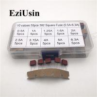 【YF】 10values 50pcs Square Plastic Fuse 392 0.5A 500mA 1A 1.25A 1.6A 2A 2.5A 3.15A 4A 5A 6.3A / 250V for LCD TV Power Board Kit