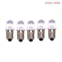 Aliname หลอดไฟ Led E10 DC 3V 4.5V 5ชิ้น,อุปกรณ์ไฟหน้าหลอดไฟฉาย