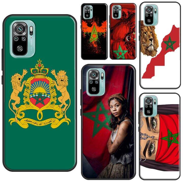Maroc Morocco Flag Case For Xiaomi Redmi Note 12 Pro 8 9 10 11 Pro 9S ...