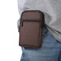 【CW】 New Canvas Men Outdoor Card Organize Wallet Pack With Locking Waist