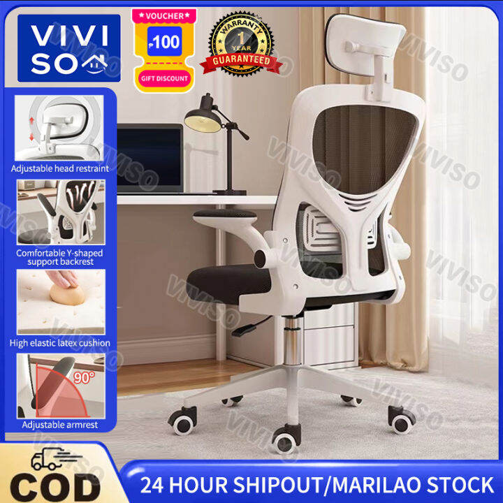 【175 KG Loadbearing】Korean Style Ergonomics chair Mesh Office Chair