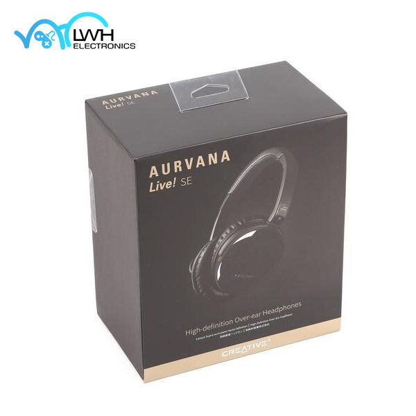 Creative Aurvana Live Se Over Ear Headphones With Leatherette Earpads Super X Fi Certified 