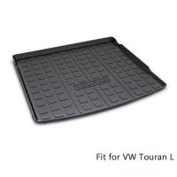 1Set Car Cargo rear trunk mat For VW Volkswagen Touran L 2023 2022 2021 2020 2019 2016 2017 2018 Styling Boot Tray Waterproof carpet Anti-slip mat Accessories