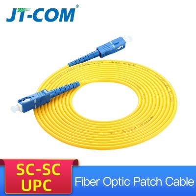 SC SC Singlemode Fiber Optic Patch Cable SC UPC SM 2.0mm 3.0mm 9/125um FTTH Fiber Patch Cord Optical Fiber Jumper 3m 5m 10m 30m
