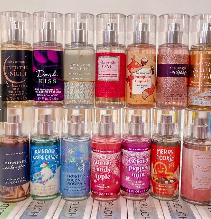 Original & Authentic Bath and Bodyworks Travel Size Perfume 75ml for