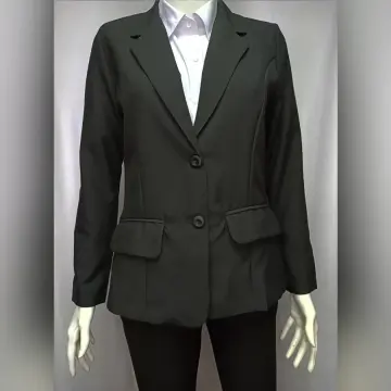 SA6001 -S-5XL M'SIA Ready Stock Formal Office Coat Blazer Long Sleeve  Jacket