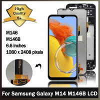 6.6 เดิม M14จอแอลซีดีสำหรับ S amsung g alaxy M14 5กรัมจอแอลซีดีหน้าจอสัมผัส Digitizer สมัชชาสำหรับ S amsung M146B M146B ds M146B ds จอแสดงผล