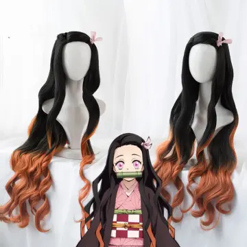 Anime Tanjiro Kamado Cosplay Wig Short Chestnut Brown Heat Resistant Hair  Cosplay Wigs + Ear-Rings - AliExpress