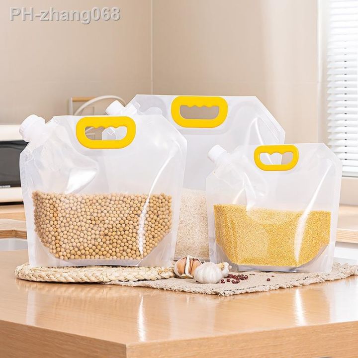 1pc-sealed-storage-bag-rice-packaging-bag-grains-moisture-proof-insect-proof-transparent-thickened-portable-food-grade-bag