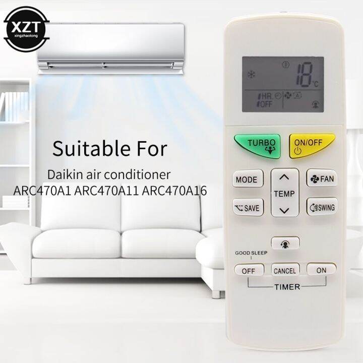 Air Conditioner Remote Controller ARC470A1 Replacement for DAIKIN ARC470A11 ARC470A16 ARC469A5