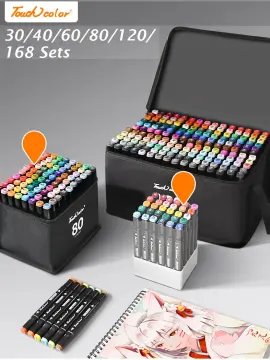 Dual Brush Marker Pens, 72/120/144/168 Colors Art Markers Set with Fine Tip  and Brush Tip for Kids Adult Coloring Book Kits - AliExpress