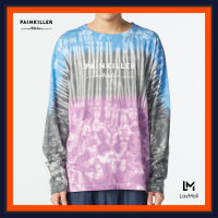 (PAINKILLER) SPEAR LS OVERSIZED TIE DYED / เสื้อมัดย้อม เสื้อแขนยาวชาย เสื้อยืดผู้ชาย เสื้อแฟชั่น เสื้อผ้าผู้ชาย เพนคิลเลอร์ / T-shirts menswear PAINKILLER Outlet / AW22