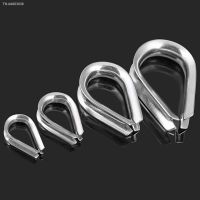 ♧ Cable Wire Rope Thimbles Wire Clamp Grip Clamp Eyes Thimbles Rigging Hardware Fixing Workpiece 304 Stainless Steel M1.5 M16