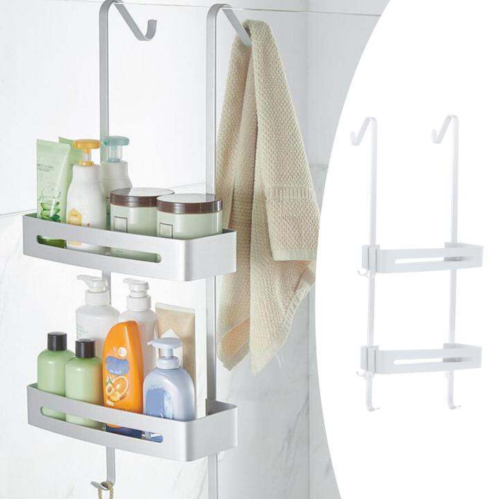 WDClever Hanging Shower Caddy Over Door Bathroom Tub Shelf Over Shower
